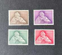 (T1) Portugal - 1957 Almeida Garrett Complete Set -  MNH - Unused Stamps