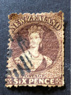 NEW ZEALAND  SG 76 ?   6d Brown, Large Star Wmk - Usados