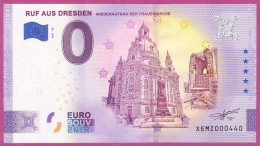 0-Euro XEMZ 39 2021 RUF AUS DRESDEN - WIEDERAUFBAU DER FRAUENKIRCHE - SERIE DEUTSCHE EINHEIT - Privatentwürfe