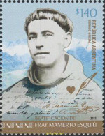 660948 MNH ARGENTINA 2021 BEATIFICACION DE MAMERTO ESQUIU (1826/1883) - Unused Stamps
