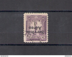 1927 Perù - Posta Aerea - Yvert N. 1a - Soprastampa Capovolta - Usato - America (Other)