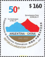 676643 MNH ARGENTINA 2022 CINQUENTENARIO DE LAS RELACIONES DIPLOMATICAS ENTRE CHINA Y ARGENTINA - Neufs