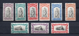 San Marino 1918 Old Set Definitive Stamps (Michel 53/61) MLH - Nuevos