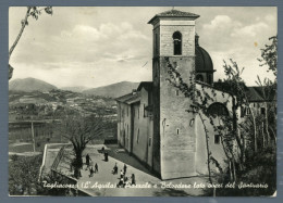 °°° Cartolina - Tagliacozzo Piazzale E Belvedere Lato Ovest Del Santuario - Viaggiata °°° - L'Aquila