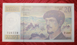 Billet 20 Francs Debussy 1993 – P.039-526559 – Pr SPL - 20 F 1980-1997 ''Debussy''