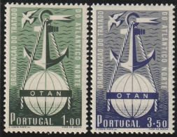 Portugal 1952 - NATO , 3rd  Anniversary , MNH , Mi. 778-779 - Unused Stamps