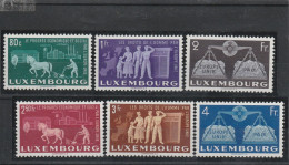 Luxemburg 1951 - Economic And Social Progres Through A United Europe (precursor) ,  MNH , Mi.478-483 - ...-1852 Préphilatélie