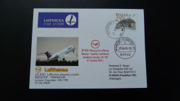 Vol Special Flight Rzeszow Poland To Frankfurt Canadair CRJ100 Lufthansa 2009 - Lettres & Documents