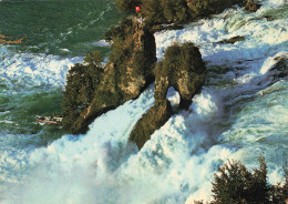 SUISSE - Rheinfall - Vue Sur La Grande Cascade - Colorisé - Carte Postale - Neuhausen Am Rheinfall