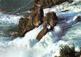 SUISSE - Rheinfall - Vue Sur La Grande Cascade - Colorisé - Carte Postale - Neuhausen Am Rheinfall