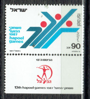 13ème Jeux "Hapoel" De L'Organisation Sportive Des Travailleurs - Unused Stamps (with Tabs)