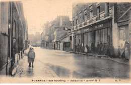 PUTEAUX - Inondations 1910 - Rue Godefroy - Très Bon état - Puteaux