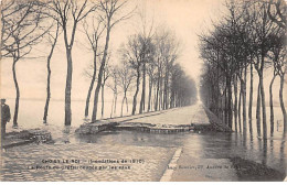 CHOISY LE ROI - Inondations De 1910 - La Route De Créteil Coupée Par Les Eaux - Très Bon état - Choisy Le Roi
