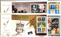 2003 Coronation Prestige Booklet Panes Cotswold First Day Cover. - 2001-2010 Dezimalausgaben