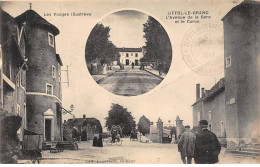 LIFFOL LE GRAND - L'Avenue De La Gare Et Le Caron - Très Bon état - Liffol Le Grand