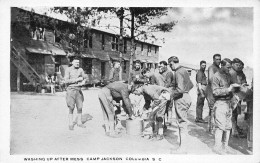 ¤¤  -  ETAT-UNIS  -  COLUMBIA  -  Washing Up After Mess  -  Camp Jackson   -  Militaire, GI -   ¤¤ - Columbia