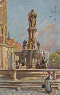 Braunschweig, Der Heinrichsbrunnen Gl1910 #G1850 - Sculptures