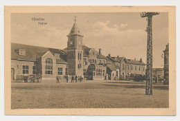 25- Prentbriefkaart Heerlen 1925 - Station - Heerlen