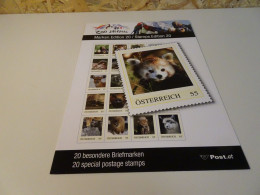 Österreich Marken Edition 20 Gestempelt Tiere (23638H) - Persoonlijke Postzegels