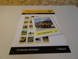 Österreich Marken Edition 20 Postfrisch Historische Postfahrzeuge (23634H) - Persoonlijke Postzegels