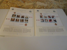 Österreich 2 Personalisierte Kleinbögen Papst Benedikt (24304H) - Personnalized Stamps