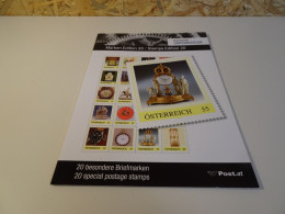 Österreich Marken Edition 20 Postfrisch Uhrenmuseum (23639H) - Sellos Privados