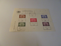 Belgien Eisenbahnpaket 195-199 (TR 205-209) (24333) - Documenten & Fragmenten