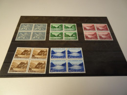 Schweiz Michel 627-631 Pro Patria 1956 Viererblock Postfrisch (25338) - Unused Stamps