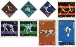 61610 MNH POLONIA 1964 18 JUEGOS OLIMPICOS VERANO TOKIO 1964 - Unused Stamps