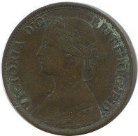FARTHING 1861 UK GREAT BRITAIN Coin #AG753.1.U.A - B. 1 Farthing