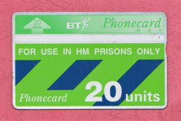 UK- BT - Phonecard Used By 20 Units- For Use In HM Prisons Only - BT Interne