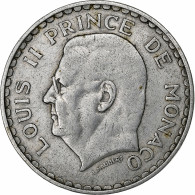 Monaco, Louis II, 5 Francs, 1945, Aluminium, TTB+, Gadoury:MC135, KM:122 - 1922-1949 Luigi II