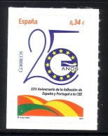 SPANIEN MI-NR. 4516 POSTFRISCH(MINT) MITLÄUFER 2010 SPANIEN EU MITGLIEDSSCHAFT 25 JAHRE - Europese Gedachte