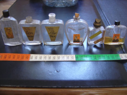 LOT Ancien Flacon Bouteille En Verre PARFUMERIE PARFUM Vintage Perfume Bis - Flakons (leer)