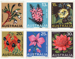 95989 MNH AUSTRALIA 1968 EMBLEMAS FLORALES DE LOS ESTADOS AUSTRALIANOS - ...-1854 Prephilately