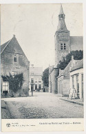 28- PBK Hattem 1911 - Markt Met Toren - Grootrond Treinstempel: Dieren - Zwolle - Hattem