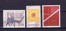 Jugoslawien 1981: Michel 1899, 1906, 1907 Gestempelt, Used - Gebruikt