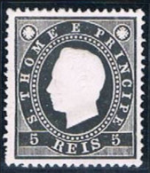 S. Tomé, 1877, # 15 Dent. 13 1/2, MNG - St. Thomas & Prince