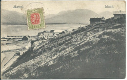 ISLANDE CARTE 1E AKUREYRI  POUR CAUMONT ( VAUCLUSE ) DE 1912  LETTRE COVER - Briefe U. Dokumente