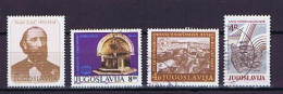 Jugoslawien 1982:  Michel 1938, 1948, 1956, 1965 Gestempelt, Used - Gebraucht