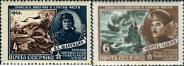 43222 MNH UNION SOVIETICA 1962 HEROES DE LA UNION SOVIETICA - ...-1857 Prefilatelia