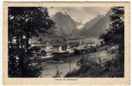 LINTHAL MIT SELBSANFT - GLARIS - GLARONA - 1921 - Vedi Retro - Formato Piccolo - Linthal