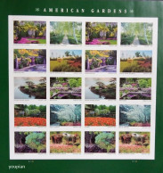 USA 2020, American Gardens, MNH Sheetlet - Neufs
