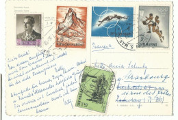 ST MARIN CARTE 30L  POUR STRASBOURG ( BAS RHIN ) DE 1963  LETTRE COVER - Brieven En Documenten