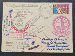 Paquebot- Mixte  MARION - DUFRESNE Oblitéré En 74. - Lettres & Documents