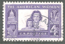 XW01-2417 USA American Woman Femme Américaine Education - Andere & Zonder Classificatie