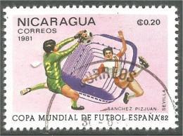 XW01-2354 Nicaragua Soccer Football Espana 82 - Other & Unclassified