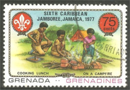 XW01-2935 Grenada Scout Scoutisme Scoutism Cooking Lunch Cuisine Repas - Alimentation