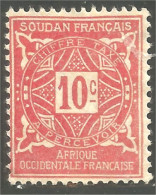 XW01-2721 Soudan Français Timbre Taxe Postage Due Sans Gomme - Gebraucht