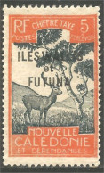 XW01-2679 Wallis Et Futuna 5c Surcharge Cerf Niaouli Deer Hirsch Sans Gomme - Gebruikt